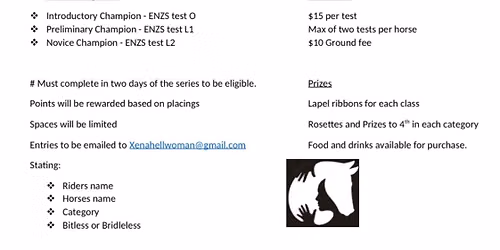 Bitless and Bridleless Dressage series