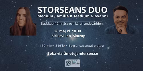 DUO SEANS \u2013 Medium Camilla & Medium Giovanni