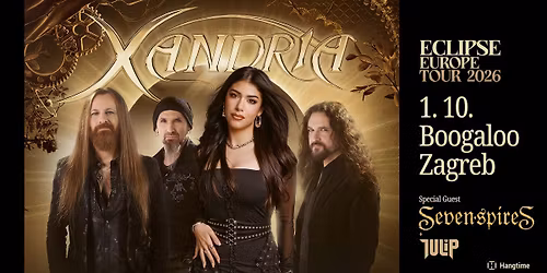 Xandria, Seven Spires i Tulip premijerno u Zagrebu!