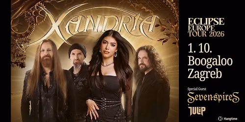 Xandria, Seven Spires i Tulip premijerno u Zagrebu!