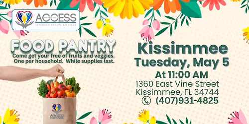 Food Pantry at Access Community Center Kissimmee