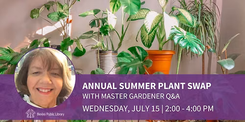 Annual Summer Plant Swap 2026 With Master Gardener Q&A