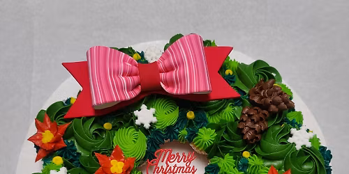 Pull-Apart Cupcakes Wreath-ALS Fundraiser Class