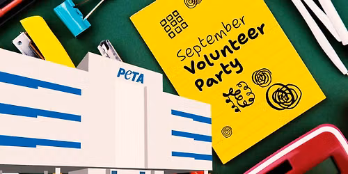 Sep 10: PETA's Norfolk Volunteer Party!