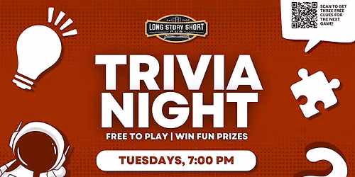 Barrington Trivia Night | Long Story Short Pub