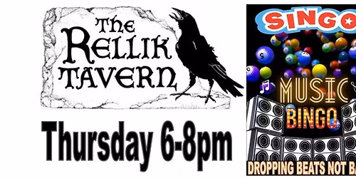 Singo "music bingo" Game Night at the Rellik Tavern in Bencia