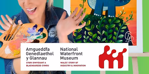 Family Paint Along at The National Waterfront Museum - Dino