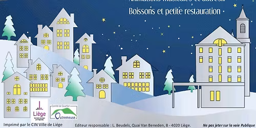 March\u00e9 de No\u00ebl du comit\u00e9 de quartier de l'\u00eele d'Outremeuse 