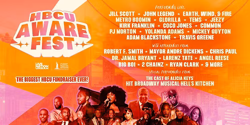 HBCU Awarefest: Jill Scott  John Legend  & Earth  Wind and Fire