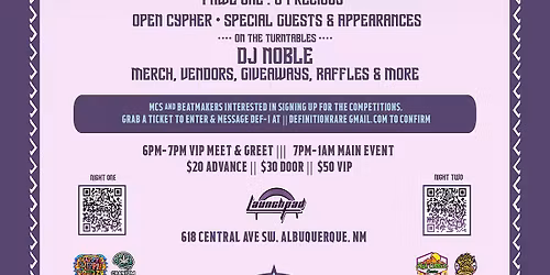 14th Annual Gathering of MCs (Night 2) $1,000 Freestyle Rap Comp., $500 16 Bar Comp. + Showcase