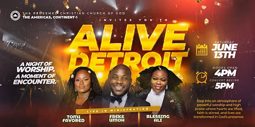 Alive Detroit Concert