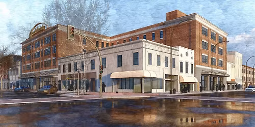 Neel's Lofts Historic Sign Lighting