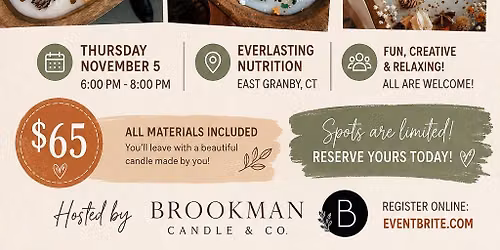 Fall\/Holiday Candle Making Workshop