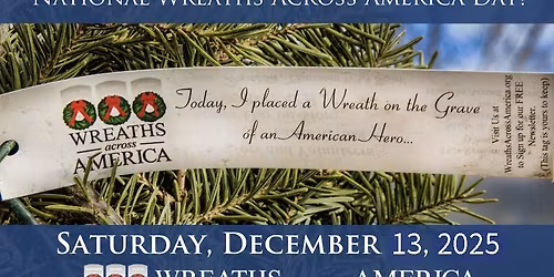 Wreaths across America Day - Evergreen Hill Cemetery