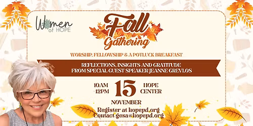 Women of Hope Fall Gathering