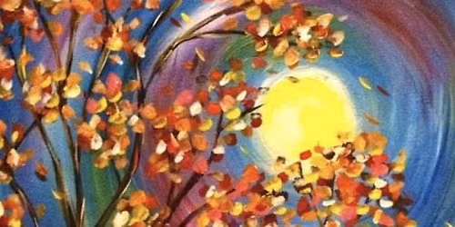 Autumn night Paint and Sip