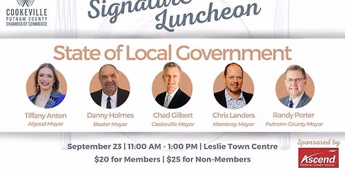 Signature Luncheon: State of Local Government 2026