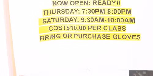 ADULT GOSPEL KICKBOXING!!