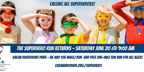 Superhero Run by CASA of Marion County