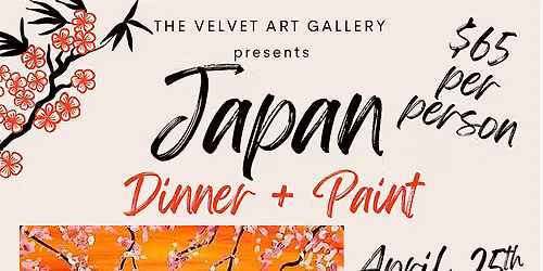 JAPAN Dinner paint night