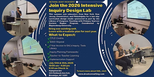 Rethink. Don't Reinvent: Join the 2026 Intensive Inquiry Lab