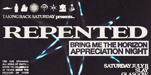 Repented: Bring Me The Horizon Appreciation Night - Glasgow