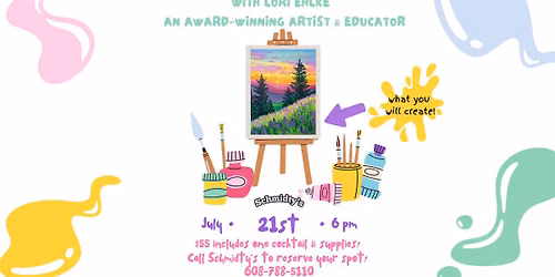 Sip & Create with Lori Ehlke - An Award-Winning Artist & Educator 