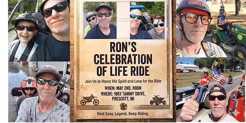 Ron's celebration of life ride