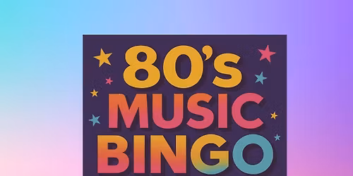 80\u2019s Music Bingo