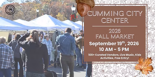 Cumming City Center Fall Market