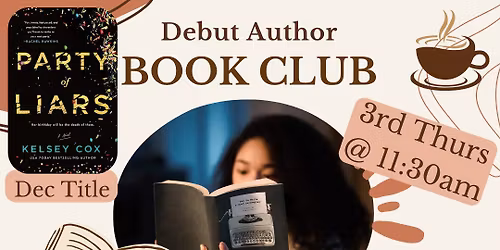 Debut Author Book Club - Pary of Liars by Kelsey Cox