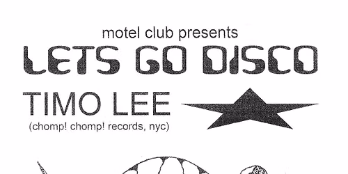 Lets Go Disco @ MADRONE ART BAR