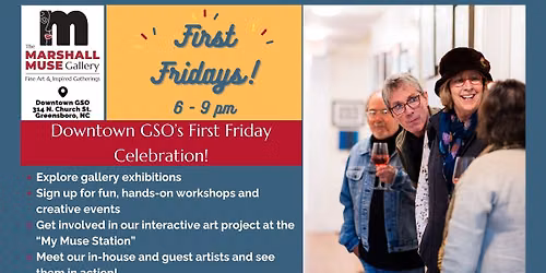First Friday Event at The Marshall Muse Gallery