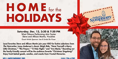 Home for the Holidays 2025 Evening: Steve & Allison Martin