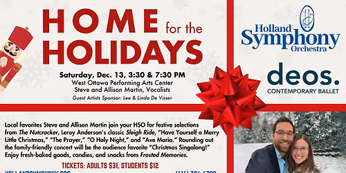 Home for the Holidays 2025 Evening: Steve & Allison Martin