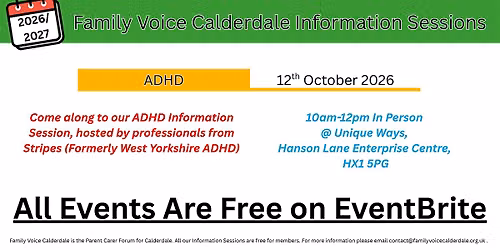 ADHD Information Session