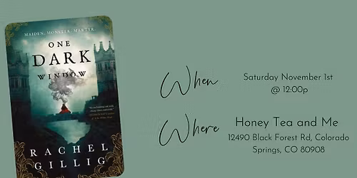 November Meeting "One Dark Window" by Rachel Gillig