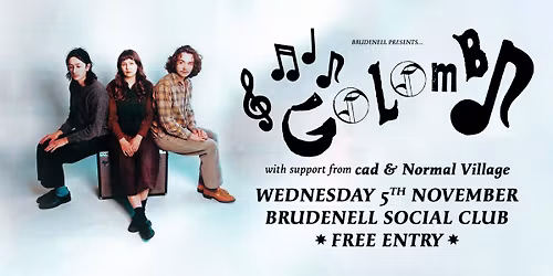 Golomb, Live at The Brudenell - FREE ENTRY