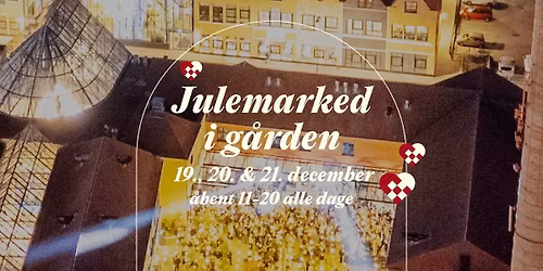 Julemarked i g\u00e5rden