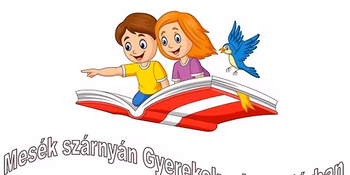 Mes\u00e9k sz\u00e1rny\u00e1n - Gyerekek a k\u00f6nyvt\u00e1rban