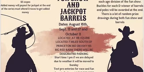 RLR Memorial Race/ Jackpot Barrels & Poles