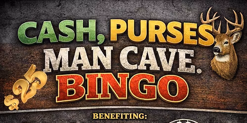 Cash, Purses, Man Cave Bingo