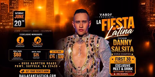 VABDF Presents La Fiesta Latina w Danny Salsita