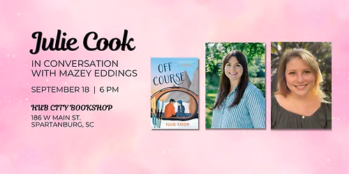 Julie Cook: Off Course - in Conversation with Mazey Eddings