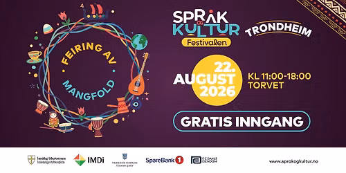 SPRÅK- OG KULTURFESTIVALEN 2026- PÅ TORVET!