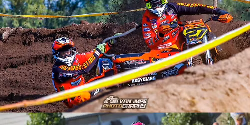 Sidecar team Van Grembergen - Hoste #27 opent een chalet aan de ijspiste van Waregem