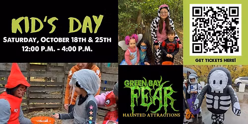 Green Bay Fear Haunted Attractions: Kid's Day!