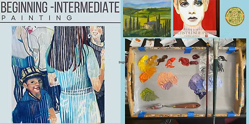 Adult Beginning- Intermediate Painting\/ Day or Evening \/ Starts July 1.