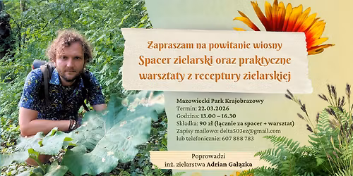 Spacer zielarski oraz prakytka w terenie