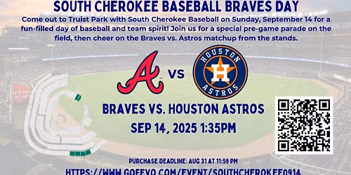 South Cherokee Baseball Braves Day